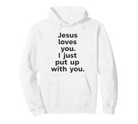 Jesus Loves You Christian Faith Believer Pullover Hoodie