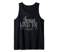 Jesus Loves You, Jesus Never Fails, Forgiven, Christian Tank Top