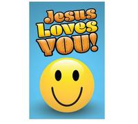 Jesus Loves You! (Mini Gospel Tract Card - Packet of 100 - KJV)
