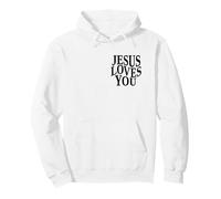 Jesus Loves You This I Know - Christian Faith (Front & Back) Pullover Hoodie