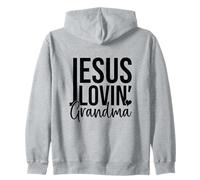 Jesus Lovin' Grandma Zip Hoodie
