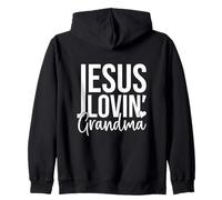 Jesus Lovin' Grandma Zip Hoodie