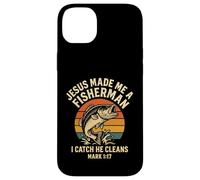 Jesus Made Me A Fisherman Christian Dad Fishing Mark 1:17 Case for iPhone 14 Plus