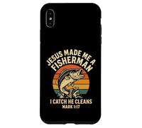 Jesus Made Me A Fisherman Christian Dad Fishing Mark 1:17 Case for iPhone XS Max