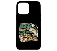 Jesus Made Me A Fisherman I Catch He Cleans Case for iPhone 13 Pro Max