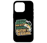 Jesus Made Me A Fisherman I Catch He Cleans Case for iPhone 16 Pro