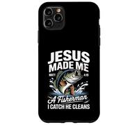 Jesus Made Me a Fisherman I Catch He Cleans Christian Bible Case for iPhone 11 Pro Max