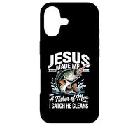 Jesus Made Me a Fisherman I Catch He Cleans Christian Bible Case for iPhone 17