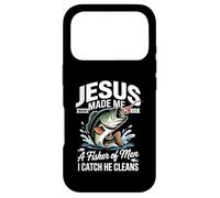 Jesus Made Me a Fisherman I Catch He Cleans Christian Bible Case for iPhone 17 Pro