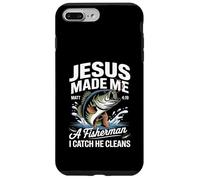 Jesus Made Me a Fisherman I Catch He Cleans Christian Bible Case for iPhone 7 Plus/8 Plus