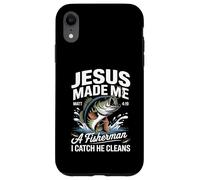 Jesus Made Me a Fisherman I Catch He Cleans Christian Bible Case for iPhone XR