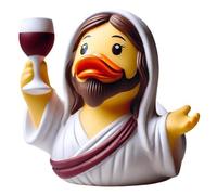 Jesus & Mary Duck Resin Figures 3.5-Inch Maria Duck Resin Statue (D) (A)
