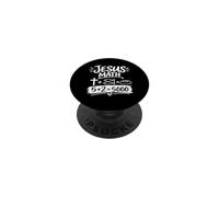 Jesus Math 2 Fishes 5 Breads Feeds The 5000 Miracle Bible PopSockets Adhesive PopGrip
