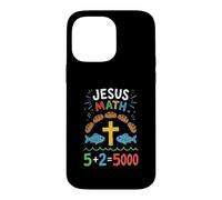 Jesus Math Loaves and Fish Miracle Faith Case for iPhone 14 Pro Max