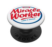 Jesus Miracle Worker Christian Faith Inspired Born Again Art PopSockets Adhesive PopGrip
