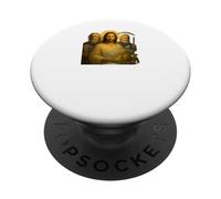 Jesus, Moses, and Noah Colorful Biblical Portrait Christian PopSockets Adhesive PopGrip