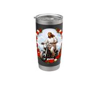 Jesus Motorcycle Stainless Steel Insulated Tumbler