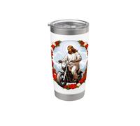 Jesus Motorcycle Stainless Steel Insulated Tumbler