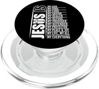 Jesus My Everything Christian Faith Savior Provider Healer PopSockets PopGrip for MagSafe