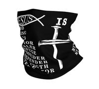 Jesus My God King Lord Religious Christianity White Men Women Half Face Headwear Premium Face Protection Comfortable Face Scarf For Climbing Outdoor Tennis