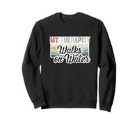 Jesus My Therapist walks on water Jesus MATTHEW 14:27 Sweatshirt