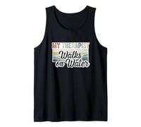 Jesus My Therapist Walks on Water Jesus Matthew 14:27 Tank Top