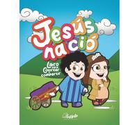 JESÚS NACIÓ: Libro cristiano para colorear