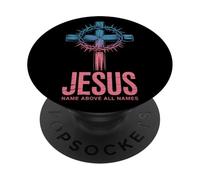 Jesus Name Above All Christian Streetwear PopSockets Adhesive PopGrip