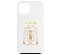 Jesus Nativity Oh Come Let Us Adore Him Vintage Adult Case for iPhone 13
