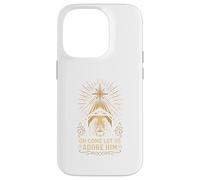 Jesus Nativity Oh Come Let Us Adore Him Vintage Adult Case for iPhone 14 Pro