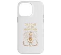 Jesus Nativity Oh Come Let Us Adore Him Vintage Adult Case for iPhone 14 Pro Max