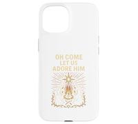 Jesus Nativity Oh Come Let Us Adore Him Vintage Adult Case for iPhone 15