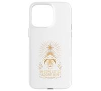 Jesus Nativity Oh Come Let Us Adore Him Vintage Adult Case for iPhone 15 Pro Max