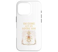 Jesus Nativity Oh Come Let Us Adore Him Vintage Adult Case for iPhone 16 Pro