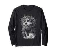 Jesús Nazareno Redentor Salvador Cordero de Dios Jesucristo Long Sleeve T-Shirt