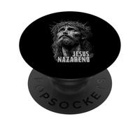 Jesús Nazareno Redentor Salvador Cordero de Dios Jesucristo PopSockets Adhesive PopGrip
