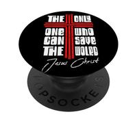 Jesus Never God Says You Bless The Way The Truth ART ON BACK PopSockets Adhesive PopGrip