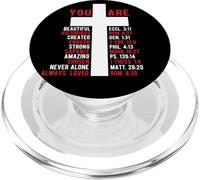 Jesus Never God Says You Bless The Way The Truth ART ON BACK PopSockets PopGrip for MagSafe