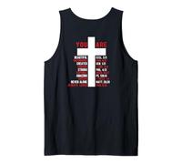 Jesus Never God Says You Bless The Way The Truth ART ON BACK Tank Top