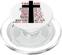 Jesus Never God Says You Blessed The Way The Truth The Life PopSockets PopGrip for MagSafe