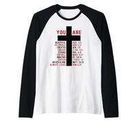 Jesus Never God Says You Blessed The Way The Truth The Life Raglan Baseball Tee