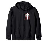 Jesus Never God Says You Blessed The Way The Truth The Life Zip Hoodie