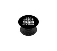 Jesus Not A Religion It's A Relationship PopSockets Adhesive PopGrip