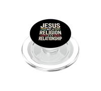 Jesus Not A Religion It's A Relationship PopSockets PopGrip for MagSafe