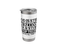 Jesus Not Perfect Just Forgiven Christian Faith Stainless Steel Insulated Tumbler