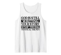 Jesus Not Perfect Just Forgiven Christian Faith Tank Top