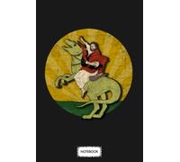 Jesus On A Raptor A50225 Notebook: 6x9 120 Pages, Matte Finish Cover, Journal, Planner, Diary, Lined College Ruled Paper