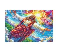 Jesus on The Sea Icon 1000 Piece Complete Jigsaw Puzzle Set Teens Beginners Educational Challenge Puzzle Fans Group Play Anniversary Cardboard 1000 PCS