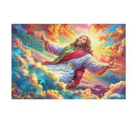 Jesus on The Sea Icon 1000-piece Jigsaw Puzzle Bundle Family Puzzle Lovers Brain Training Mindful Activity Spring Gift Durable Cardboard 1000 PCS