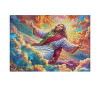 Jesus on The Sea Icon 300 Piece Jigsaw Puzzle for Adults Jigsaw Weekend Parent Activity After Work Stress Relief Vibrant Artwork Home Wall 300 PCS